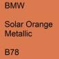 Preview: BMW, Solar Orange Metallic, B78.